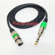 Canare Audio Cable 50cm-5mtr Jack Akai 6.5mm Stereo Male to XLR Female