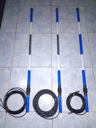 Antena ht atau rig flowerpot dualband kabel rg58 panjang 15m