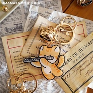 Cat Musical Instrument Bell Keychain Small Pendant Piano Large Violin Guitar Flute Guzheng Violin Pi