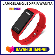 SKMEWristband Jam Gelang LED Jam Tangan Pria Jam Tangan Wanita Jam Tangan LED 1265 / Jam Tangan Gela