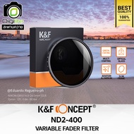 K&F Concept Filter Variable Fader ND2-ND400 ปรับความเข้มได้ 9 ระดับ คุณภาพสุง / Digilife