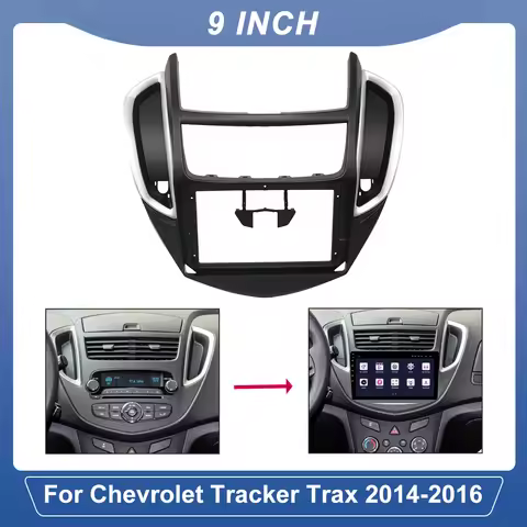 9 Inch Radio Fascia Kit For Chevrolet Tracker Trax 2014-2016 Dash Mount Trim Panel Adapter