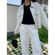 新品现货美式复古工装夹克外套女装秋季牛仔衣翻领长袖上衣女American Retro Crock Jacket Coat Women's Autumn Cow20251028