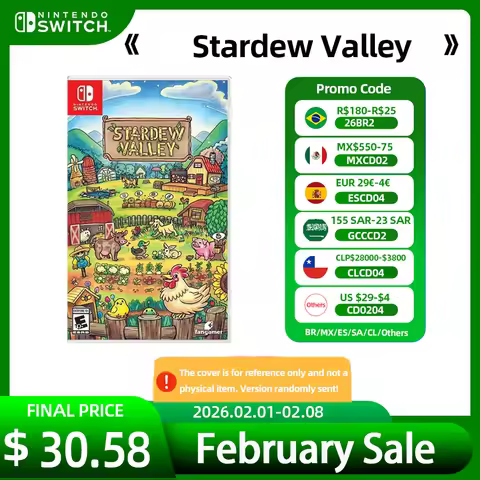 Stardew Valley - Nintendo Switch Game Deals Physical for Nintendo Switch OLED & Lite Switch Game Car