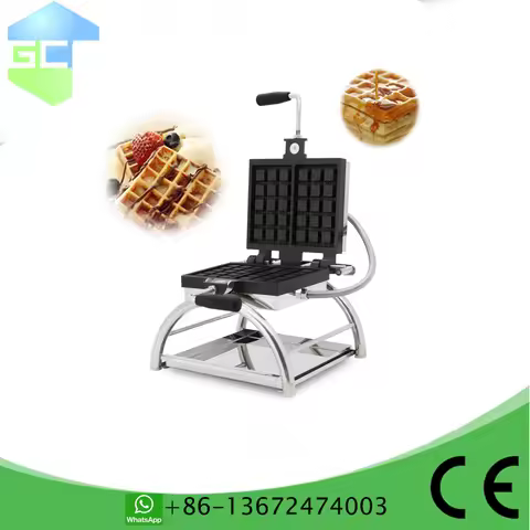 GCS 2000W Electric Non-Stick Belgian Waffle Maker Iron, Breakfast, Sandwiches, Snacks, Burgers and m