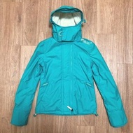 [原價$1800][S細碼] Superdry 風衣外套 風褸 防水面料 淺藍色 女裝 極度乾燥 Jacket coat wind breaker windbreaker 三拉鍊式防風連帽 women