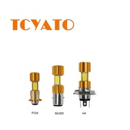 TCYATO H6 BA20D H4 LED LED  TCYATO H6 BA20D H4 mentol lampu hadapan motosikal LED dengan lensa lampu