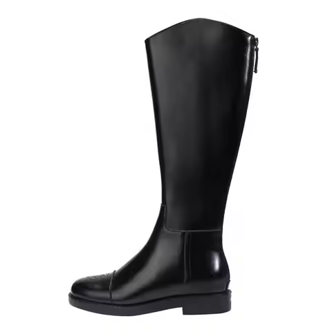 Equestrian Long Boots For Women High-top Riding Training Boots Breathable Wear-resistant And Anti-sl