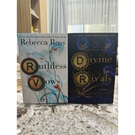 [Preloved] HC Divine Rivals & Ruthless Vows by Rebecca ROSS