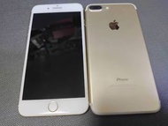 零件機 蘋果APPLE iPhone 7 plus+ 手機A1784 金 可過電但不開機 可能電池耗盡