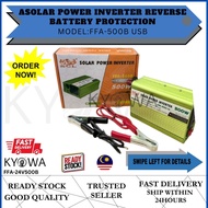 ASOLAR POWER INVERTER REVERSE BATTERY PROTECTION MODEL:FFA-500B USB (24V500B)
