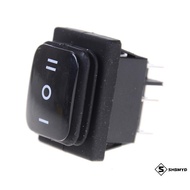 SHGMYD] 12V ck Waterproof 6Pin DPDT Self Locking Rectangle Rocker Switch new