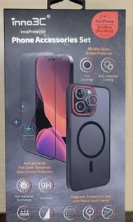 Inno3C Iphone 15 pro max手機殼連鏡頭保護及Mon貼