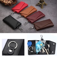 OKDEALS กระเป๋าหนังผู้ชายผู้หญิงพวงกุญแจกระเป๋าถือกระเป๋าเก็บบัตรกุญแจกระเป๋ากุญแจชุดกุญแจรถยนต์
