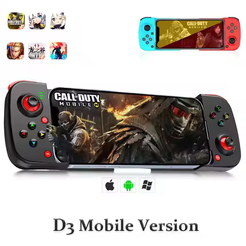 D3 Mobile Game Controller BSP-D3 Gamepad Wireless Telescopic for Android/iOS/Hongmeng Stretchable Ga