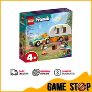LEGO Friends Holiday Camping Trip 41726, Toy Caravan with Car, Toy Camper Van, Pretend Play Toy Camp