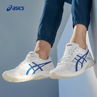 亚瑟士ASICS缓震入门跑鞋男减震运动鞋透气舒适 GEL-CONTEND 4 白色/蓝色 42.5
