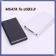 MSATA To USB3.0 Hard Drive Case ภายนอก Solid State Disk กล่อง SSD Enclosure Adapter สำหรับ30*25/30*50 MSATA SSD Hard Disk