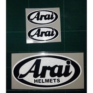 สติ๊กเกอร์ ติดหมวก Arai งานพิมพ์ 3m สะท้อนแสง