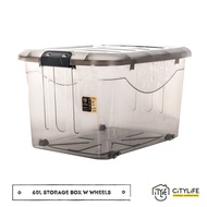 Buy 1 Get 1 Free - Citylife 60L Storage Box With Wheels