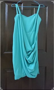 [Cumar] Tiffany綠宴會洋裝，全新僅下水，size M