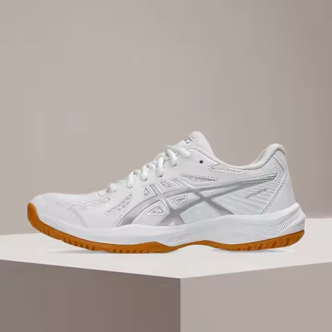 ASICS Gel-Upcourt 6 Women's Low-Top Shoes – Soft, Comfortable, Stylish, Durable for Court/Gym, White