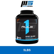 Rule 1 Whey Protein Blend (5lbs) - R1, 100% Whey Protein, Lean Muscle, Recovery