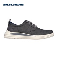 Skechers Online Exclusive Men USA Proven Gladwin Shoes - 204669-CHAR Air-Cooled Memory Foam Classic Fit, Goga Mat Arch