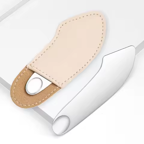 1pc Stainless Steel Foundation Spatula Curved Moon Shape Mixing Mask Eye Shadow Cream Spoon Facial S