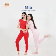 Mia Yoga Gymnastics Sport T-shirt Gymnastics Clothing/ Women's Yoga Top/ Yoga T-shirt/ Crop Top