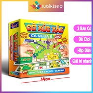 [Foxi] Cờ Xúc Xắc Cá Ngựa 6 Người Chơi Foxi Cờ Đua Ngựa Hàng Độc Đồ Chơi Trí Tuệ Trẻ Em Tư Duy
