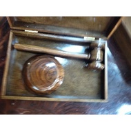 gavel set 12x8 metal not include(magkuno wood)