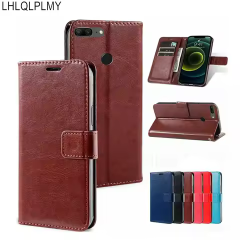 Luxury Leather Flip Case For Huawei Y6P Y8P Y9S P Smart Plus Z S P8 P9 P40 Pro Lite E Y5 2018 Y6 Y7 
