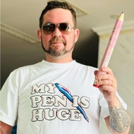 My Pen Is Huge I With Big Pen - Funny Local Brand Meme Shirt - 100% Cotton 2-Way Stretch for Men and