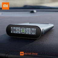 Xiaomi 70mai TPMS Tire Pressure Tester Monitor Solar Power Dual USB Charging 4 Built-in Sensors System Alarm