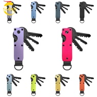 SUBEI1 Key  Holder, with Screwdriver Holds 2-6 Keys Key Organizer, Smart Metal Minimalist Keychain f
