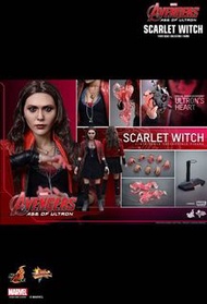 全新Hottoys Age of Ultron Scarlet Witch紅女巫（MMS301)