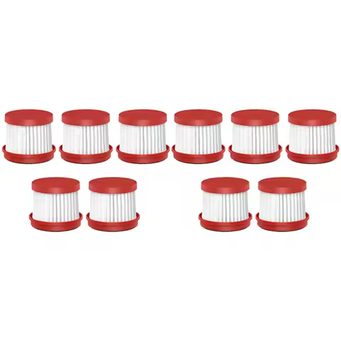 A98G-10Pcs Replacement HEPA Filters For Deerma Mite Removal Instrument Vacuum Cleaner CM1300/CM1900 