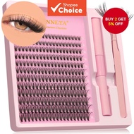 Professional Segmented Lash Set – Naturally Extended DIY Cluster Eyelashes with Application Tools