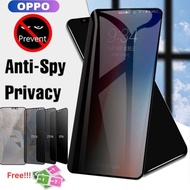 (Privacy) Oppo Reno 15F1515Pro14F14Pro13F12F11F8Pro8T87Pro75F Anti-SPY Kaca Screen Protector Tempere