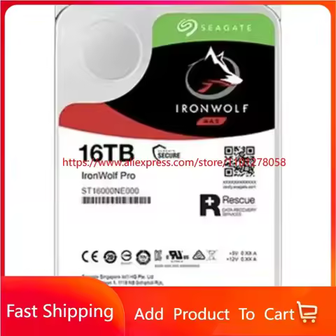 FOR Seagate (ST16000NE000) IronWolf Pro 16TB Internal 7200RPM 3.5" HDD NEW