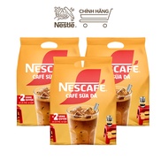 Combo 3 Bịch Cà phê sữa NESCAFÉ Cà phê sữa đá 25 gói x 24 g)