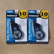 DEBOZZ Tip-Ex Paper Correction Tape Db-Ct007 10 Meters Tip-Ex/ Debozz Paper