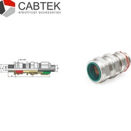 Gland Cable Promo Armored M25 Brass Nickle E1FW CABTEK Discount