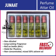 JUMAAT - Perfume Attar Oil - (6 x 8ml)