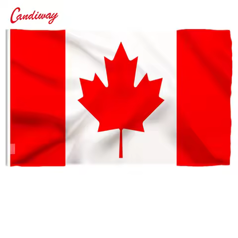 90 x 150cm large flag great Canadian Flag banner hundred percent polyester printed Canada flags NN00