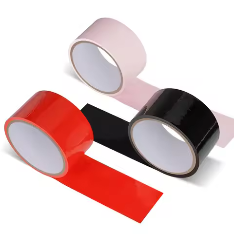 BDSM Bondage Tape PVC Inviscid Binding Tape Electrostatic Static Adsorption Duct Tape for BDSM & Adu