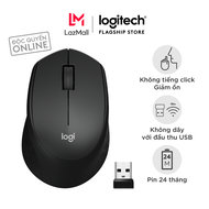 Chuột không dây Logitech M330 Silent Plus giảm ồn 90% - USB 2.4GHz pin 2 năm phù hợp người thuận tay