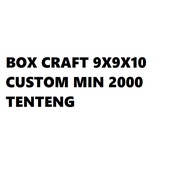 CUSTOM CRAFT BOX 9x9x10 MINIMUM 2000 PCS