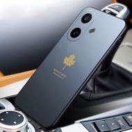 For Vivo iqoo Z10R Case Soft Silicone Maple Leaf Shape for Vivo iqoo Z10R Back Cover